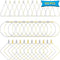 Huwujiu 120pcs Earrings - Round, Square, Triangle - Gold, White - Earring Findings...