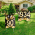 2Pcs 90th Birthday Yard Sign Decorations with Stakes, Large Size 16'' Black Gold Happy 90th Birthday Made in 1934 Waterproof Outdoor Lawn Signs De...