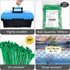 TUZAZO 1000PCS Green Zip Ties for Plants 4 Inches, Heavy Duty 18 Lbs Strong Nylon Wire Ties UV Resistant Plastic Cable Ties for Plants Decor Indoo...