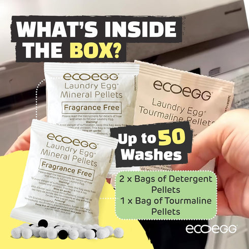 Laundry Egg Refill Fragrance Free, 50 Loads...