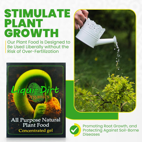 Natural Plant Food Fertilizer All-Purpose NPK Plant Care. 18 Balanced & Blended Vitamins & Minerals with Micro-Fungi and Bio-Organisms to boost yo...