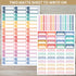 bloom daily planners Meal Planning Stickers - 8 Sheets / 592 Stickers - Essential Variety Pack for Menu Prepping, Grocery Shopping, Food & Diet Tr...