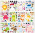JULMELON 24 Sheets Make a Face Stickers for Kids, Make Your Own Animal Stickers, Classroom Fantasy Animal Mix and Match Sticker Sheets for Boys Gi...