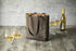 Legacy - a Picnic Time Brand, Bottle Insulated Wine Bag, Distressed Waxed Canvas Wine Tote Bag, Wine Gift Bag...