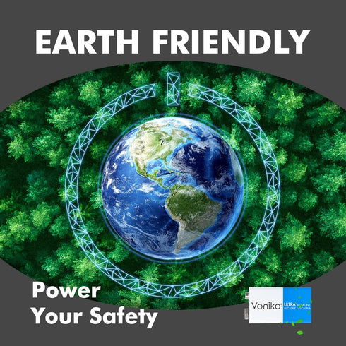 Voniko 9V Batteries - Alkaline 9V Battery 2 Pack - Ultra Long Lasting with a 7 - Year Shelf Life...