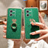 for Motorola Moto G Stylus 2023 (4G) Phone Case (6.5-inch) with Ring Kickstand Sparkly Slim Soft Silicone Shockproof Protective Cover - Alpine Gre...