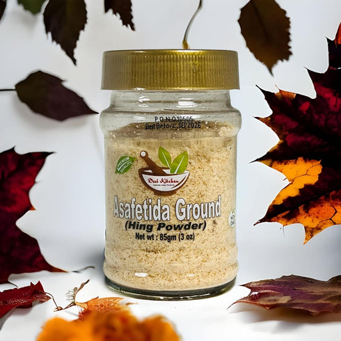 Desi Kitchen Spices All Natural | Salt Free | Vegan | NON GMO | Asafetida (Hing) Ground 3oz...