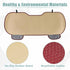X AUTOHAUX Car Back Seat Cushion Wine Red Breathable PU Leather Universal Car Interior Seat Protector Mat Pad Fit Most Car Truck SUV & Van...