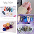 Gold Foil Flakes for Resin, Yibeishu10 Colors Metallic Foil Flakes,Gilding Flakes for Nails, Crafts (Gold, Silver, Copper, Black, Green, Blue, Blu...