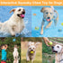Latex Dog Squeaky Toys Balls for Teething Puppies, Small, Medium Dogs, 6 Pcs Bouncy Cute Face Pet Dog Toys...