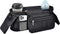 Enovoe Stroller Organizer - 12.9"x 6.3"x 3.9" Textile Stroller Storage Bag - Stroller Caddy Organizer with Insulated Cup Holders and Detachable Po...