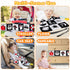 Black and White High Contrast Baby Toys 0-6 Months Montessori Tummy Time Toys Sensory Crinkle Toys for Baby Newborn Infant 0-3 3-6 Months Soft Clo...