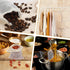 32Pcs Spice Bags for Cooking, 3.15 X 4inch Empty Tea Bags Reusable Tea Bags, Muslin Bags with Drawstring, Tea Filter Bags Cheesecloth Bags for Hom...