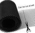 Gutter Guard, 2 Pack Total 6.3" Wide 40' Long DIY Leaf Guard Mesh Filter Protector from Leaves and Branches...