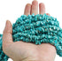 90 Inches Howlite Turquoise Irregular Shaped Crystal and Healing Tumbled Chip Stone Beads for Jewelry Making...
