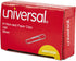 Universal Paper Clips, 1, Nonskid, Silver, 100 Clips/Box, 10 Boxes/Pack...