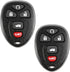 2X KeylessOption Key Fob Replacement for 2015 2006 2007 2008 2009 2010 2011 2012 2013 Buick Lucerne Cadillac DTS Chevrolet Chevy Impala Monte Carl...