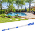 Swimming Pool Pole, High Hardness from 17.5in to 34.6in Extension Swimming Pool Pole for Pool Skimming Net Rake Brush...
