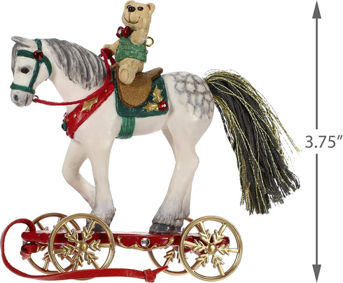 Hallmark Keepsake 2019 Year Dated Pretty Pony for Christmas Ornament, Porcelain,...