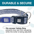 Max & Molly Classic 4 ft Blue Dog Leash - Strong, Padded, Waterproof - Stylish Patterns for Boy & Girl Dogs - Durable, Lightweight, Comfortable fo...