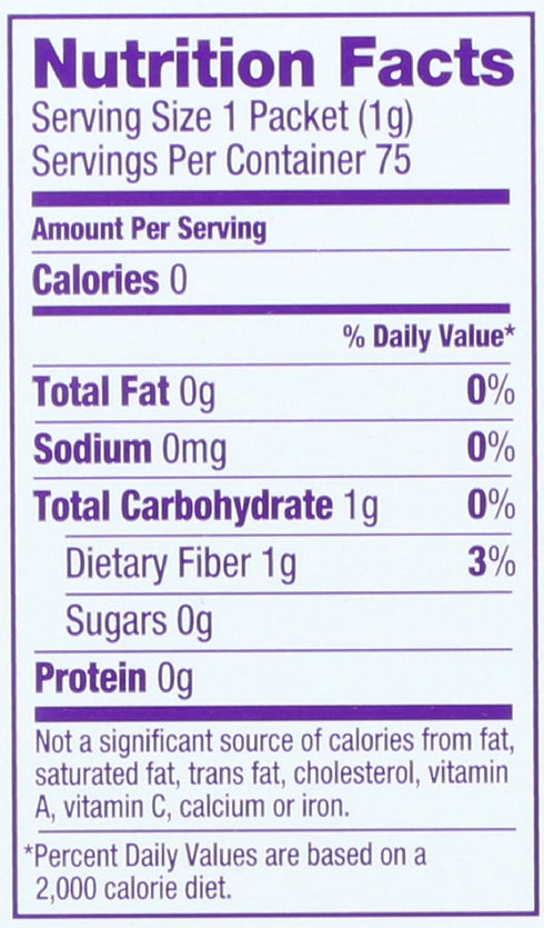 Wholesome Sweeteners Organic Stevia, 75 Count Packets, Zero Calorie Sweetener Blend, Keto Friendly, Non GMO, Gluten Free & Vegan, 1 Pack...