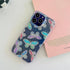 Compatible with iPhone 13 Pro Max Case for Women Girls, Glitter Red Purple Blue Green Colorful Cute Pattern, Slim Fit Hard Clear Protective Phone ...