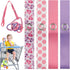Toy Saver Strap Holder Leash Secure Accessories Heart/Dot/Pink/Lavender - 4pc...