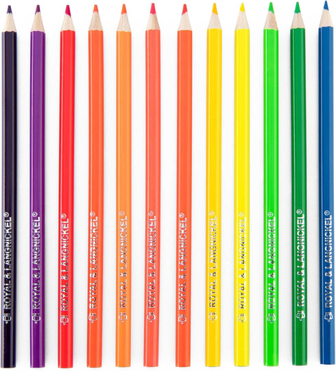 ROYAL BRUSH Neon Colored Pencils, 12 Count, 12/Pkg...