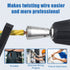 2PCS Apxton Wire Twister Tool for Drill, Wire Twisting Tool for Drill, Drill Wire Twister for Electricians, Electrical Wire Nut Twister for Drill ...