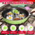 5Pcs Stainless Steel Ring Molds for Cooking Egg - Pancake Shapes Cooking Rings Egg Rings for Frying Eggs Round Egg Cooker Ring - Egg Ring Mold Coo...