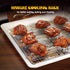Hiware 2-Pack Cooling Racks for Baking - 10" x 15" - Stainless Steel Wire Cookie Rack Fits Jelly Roll Sheet Pan, Oven Safe for Cooking, Roasting, ...