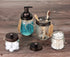 Amolliar Mason Jar Foaming Soap Dispenser, Rustproof Stainless Steel Lid, BPA Free Foam Pump, with Chalkboard Labels, Rustic Farmhouse Decor, Hand...