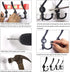 WEBI Coat Rack Wall Mounted,5 Coat Hooks for Hanging Coats,Heavy Duty Metal Double Hook Rack Hook Rail Coat Hanger Wall Mount for Clothes Entryway...