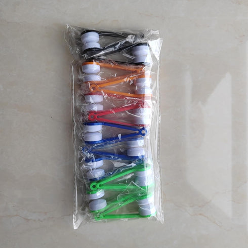 12 pcs Mini Sun Glasses Eyeglass Microfiber Spectacles Cleaner Brush Cleaning Tool?Random Color?...