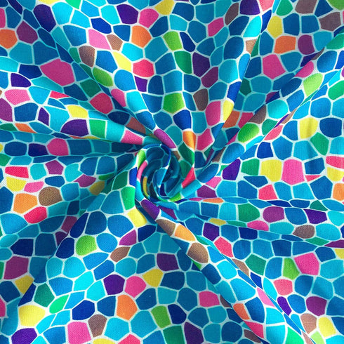 Cotton Fabric by The Yard for Quilting, Sewing DIY, Craft Projects & More (Pre-Cut 1 Yard, Blue 5009)...