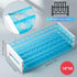 Annhua Test Tube Rack Plastic for 18 mm Tubes Holder Tray, Holds 50, Lab Tube Holder Rack Tube Stand for Sicence Laboratory, Classroom and Home Us...