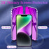 Compatible with iPhone 14 / 13 / 13 Pro Privacy Screen Protector 28 Degree Anti-Spy Tempered Glass Gradient colorful Full Coverage Case Friendly B...