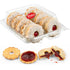Linzer Tart Cookies | 10 Individually Wrapped Shortbread Cookies | Fresh & Delicious Italian Cookies | Linzer Tortes | Jelly Filled Cookies | Gour...