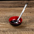 ASIAN HOME Black Melamine Japanese Long Handle Spoons for Ramen, Soup, Hot Pot Eating, Mixing, Stirring 8.25 Inches (2 Spoons)...