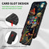 Galaxy A14 5G Phone Case for Samsung A14 5G Wallet Case with Credit Card Holder & Kickstand Dual Layer Hard PC Soft TPU Case for Samsung Galaxy A1...