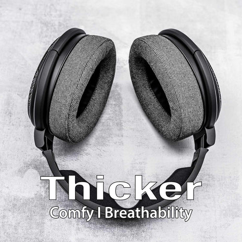 Replacement Earpads for HD650, HD660 S, HD600, HD6XX, HD58X, HD580, HD565, HD545, HD535 Headphones by TRANSTEK - Deeper Inner Hole I Noise Isolati...