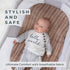 Pobibaby - 2 Pack Premium Bassinet Sheets for Standard Bassinets - Ultra-Soft Cotton Blend, Stylish Woodland Pattern, Safe and Snug for Baby (Wild...