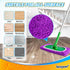 KEEPOW Reusable Microfiber Mop Pads for Swiffer Sweeper Mop, Washable Wet Pad Refills for Wet & Dry Use, Microfiber Dry Sweeping Cloths for Hardwo...