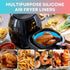 2 Pcs Air Fryer Silicone Liners | Air Fryer Liners with Handle | Silicone Air Fryer Liners Reusable | Air Fryer Basket | Air Fryer Accessories | 8...