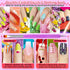 Rhinestones Adhesive Glue for Fabric, 2100Pcs 12 Color Craft Rhinestones Flatback with B7000 Glue Adhesive, Glass Gemstones with Tweezers for Craf...