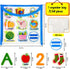 Felt Learning Letters,Learning Numbers,75 Felt Board Pieces for Felt Flannel Board,Alphabet ABC Learning for Toddlers for Kindergarten,Preschool,T...