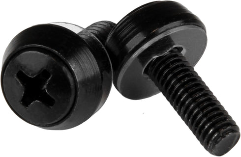 StarTech.com M5 x 12mm - Screws - 50 Pack, Black - M5 Mounting Screws for Server Rack & Cabinet , TAA (CABSCREWSB)...