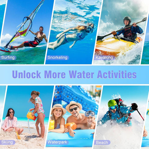 Waterproof Phone Pouch Floating - Waterproof Phone Case- Float Cell Phone Dry Bag for iPhone 15 14 13 12 11 Pro Max, Galaxy S24 S23 S22 Ultra Goog...