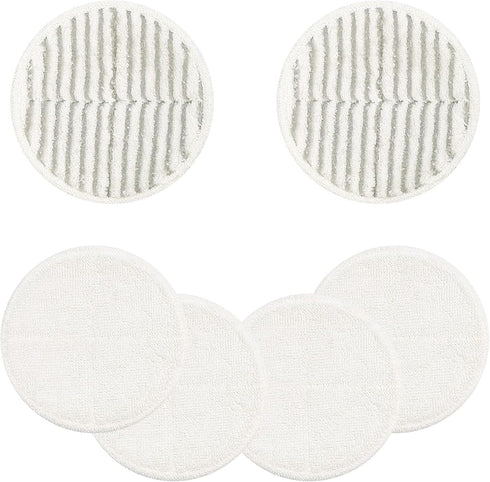 2124 Replacement Pads for Bisell Spinwave Spin Mop, (2 Scrubby Pads and 4 Soft Pads) Compatible with Bisell Spinwave 2039, 2039A, 2039Q, 2039T, 20...