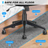 Bell Glides Replacement Office Chair or Stool Swivel Caster Wheels to Fixed Stationary Castors, Office Chair Wheels for Carpet - with Separate Sel...